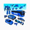 Police Robot Bus - Car Games आइकन