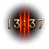 Diablo III numbers Clock Widget icon
