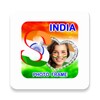 Icono de Indian Flag Text Photo Frame