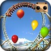 Roller Coaster balloon blast icon