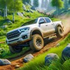 Offroad Pickup truck 4x4 game icon