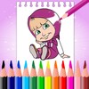 Kids Coloring Book For Masha icon