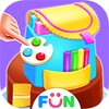 School Backpack Cake Maker-Lunch Hour Girly Game icon