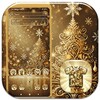 Icono de Golden Christmas Tree Theme Launcher