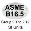 ASME B16.5 Group 2.1 to 2.12 S icon