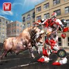 Super Robot VS Angry Bull Attack Simulator icon