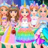 Unicorn Girls Dress Up Game icon