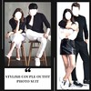 Stylish Couple Outfit Photo Suit icon