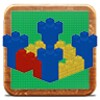 Medieval Castle in bricks icon