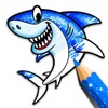 أيقونة Baby Shark Coloring Game