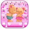 أيقونة Bear Couple Keyboard Theme