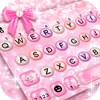 Girly Pink Pearl Keyboard Them icon