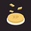 Ikon Level Up Button Gold: XP Boost