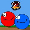red blue balls icon