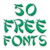 Free Fonts 50 Pack 7 icon