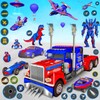 Police Robot Truck Transformation icon