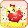 Love You Emoji Keyboard Theme icon