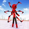 أيقونة Spider Stickman Rope