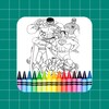 SuperHero Coloring Book Game icon