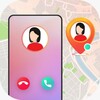 Mobile number locator, Maps icon