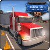 Truck Stop Parking lot 3D icon