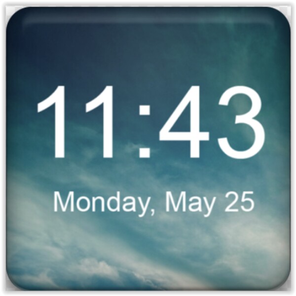 Digital Clock Widget for Android - Download the APK from Uptodown