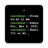 terminal command watch face icon