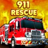 911 fire rescue truck 2016 3d icon