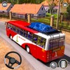 Modern Grand City Coach Bus 3D icon