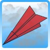 Paper Plane Folding icon