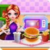 Fast Food Cooking and Cleaning icon