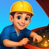 Icono de Little garage mechanic vehicles repair workshop