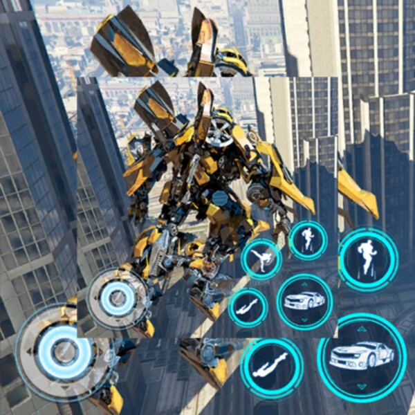 Bus Robot Game, Flying Police for Android - Download the APK from Uptodown