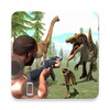 Dinosaur indian bike driving icon