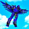 أيقونة Flying Hawk Robot Car Game