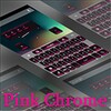 Ikon Pink Chrome Keyboard Theme