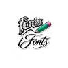 Ikon Fonts art - font calligraphy