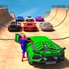 Superhero Mega Ramp GT Racing Stunts icon