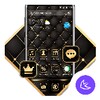 Black golden APUS Launcher the icon