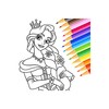 ไอคอน Princess Coloring