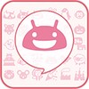 粉色表情鍵盤 icon