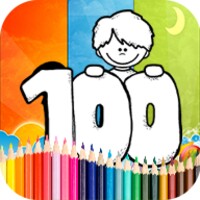 Coloring 100 Days School android app icon