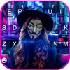 Neon Anonymous Girl Keyboard B icon