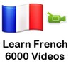 Icône Learn French 6000 Videos