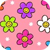 Smiley Flowers Theme +HOME icon