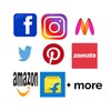 All in one - social media, shopping and many more icon