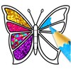 Glitter Butterfly Coloring - L icon