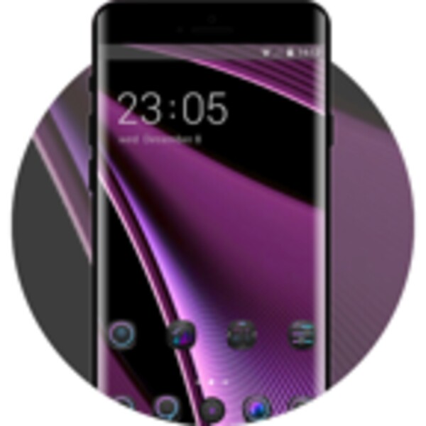 Purple tech business theme for Galaxy s8 for Android - Download the APK ...