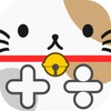 Calculator of cute cat icon