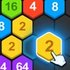 Icône Merge puzzle-Hexa